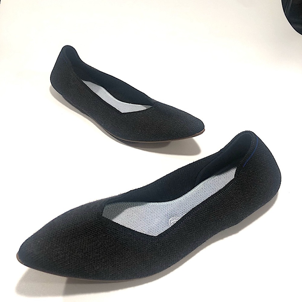Rothy’s The Point RARE charcoal (w tan soles) 8.5